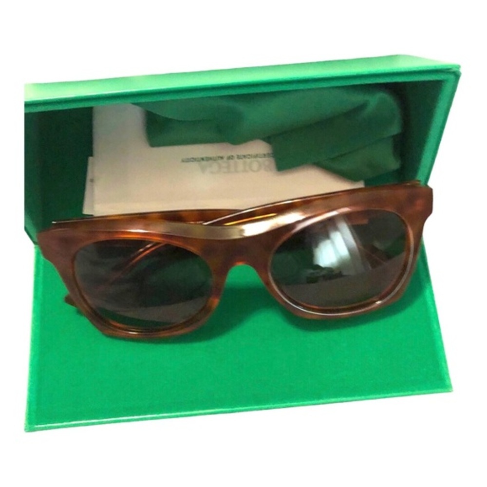 Bottega‎ veneta bv1061s havana brown sunglasses new with hard green case new